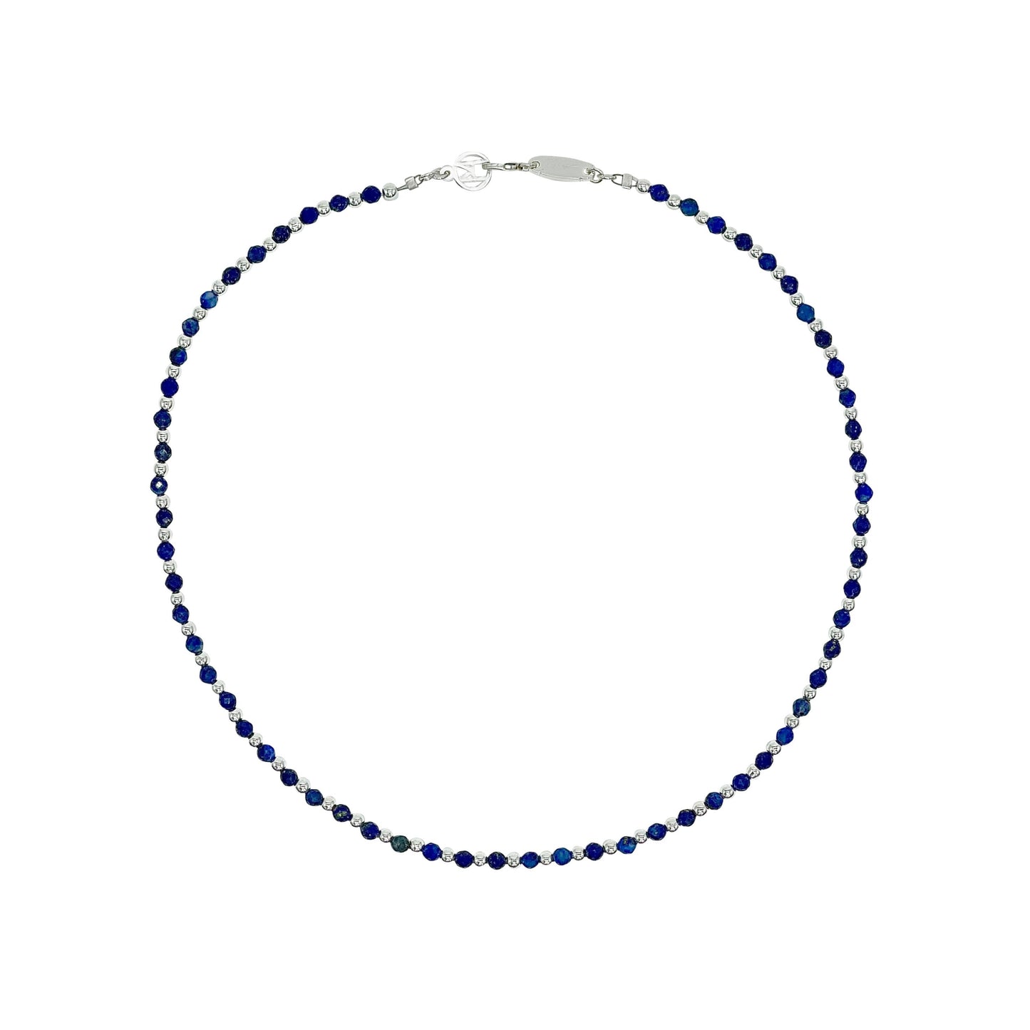 Lapis Gem Short Necklace