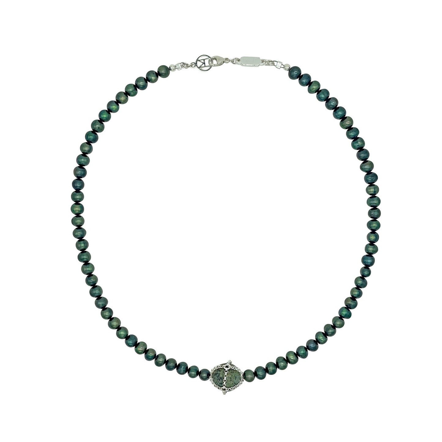 Turquoise Pearl Choker