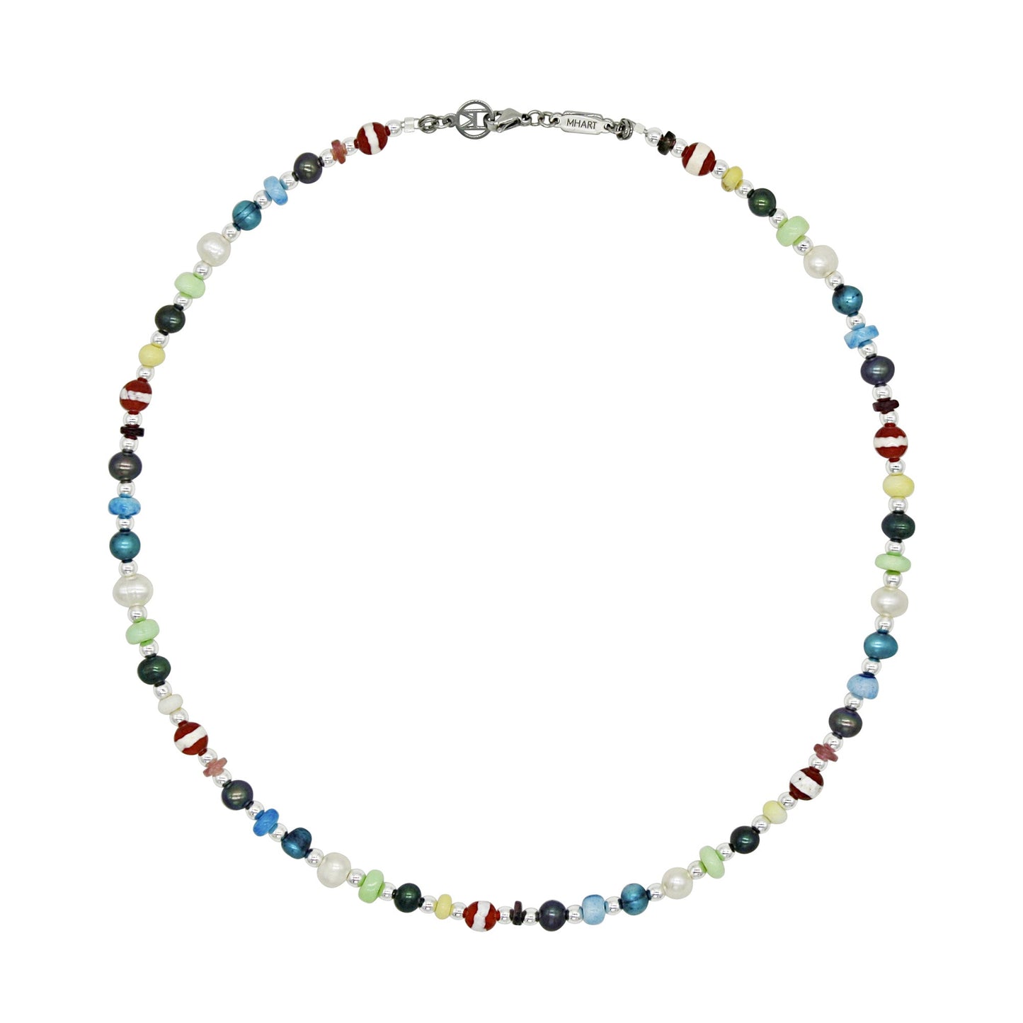 Rainbow Pride Gemstone Necklace