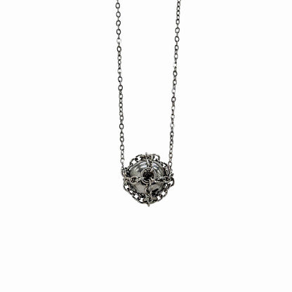 Grounded Glow Sphere Necklace