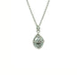 Caged Silver Pearl Pendant