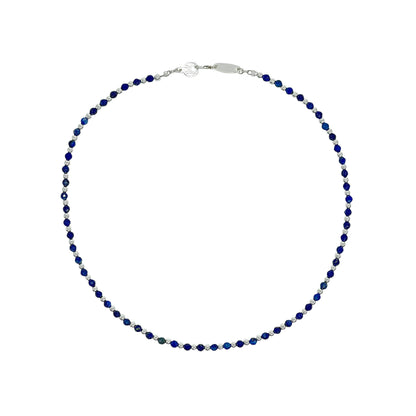 Lapis Gem Short Necklace