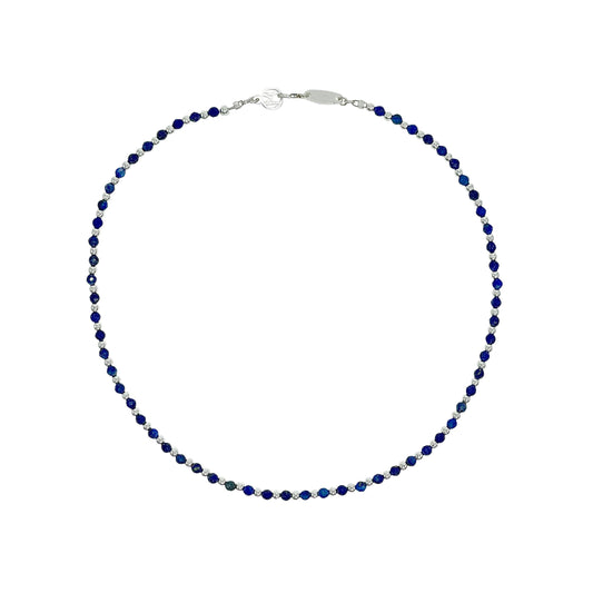 Lapis Gem Short Necklace