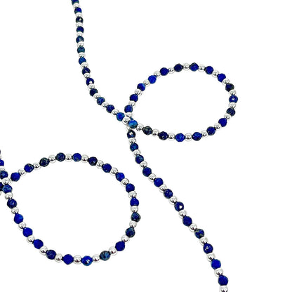Lapis Hematite Gemstone Necklace