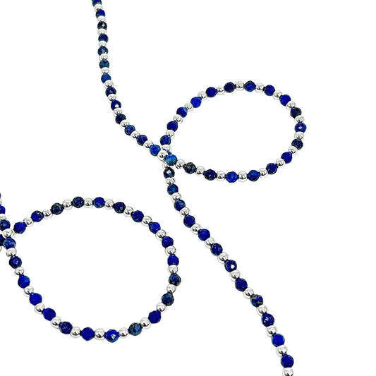 Lapis Hematite Gemstone Necklace