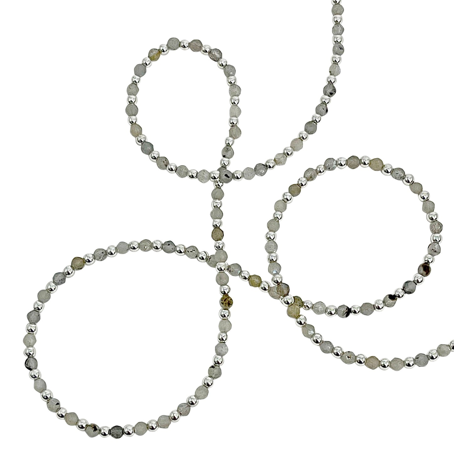 Labradorite Hematite Necklace