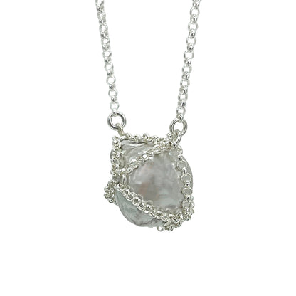 Silver Pearl Pendant