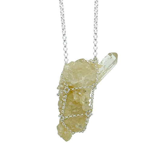 Druzy Quartz Pendant