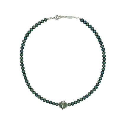 Turquoise Pearl Choker